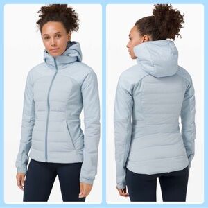 Lululemon Down for it All Jacket Chambray  Sz.6.